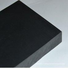 Épaisseur de feuille en plastique noire de PVC 1-60mm